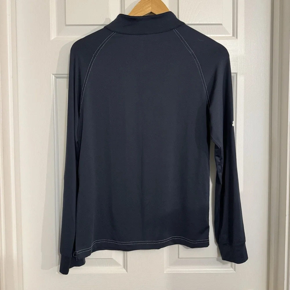 New York Yankees 1/4 Zip Long Sleeve Lightweight Shirt By‎ Stitches Youth Large